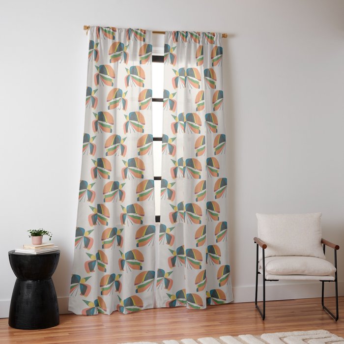 A bird Window Curtain