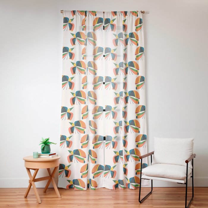 A bird Window Curtain