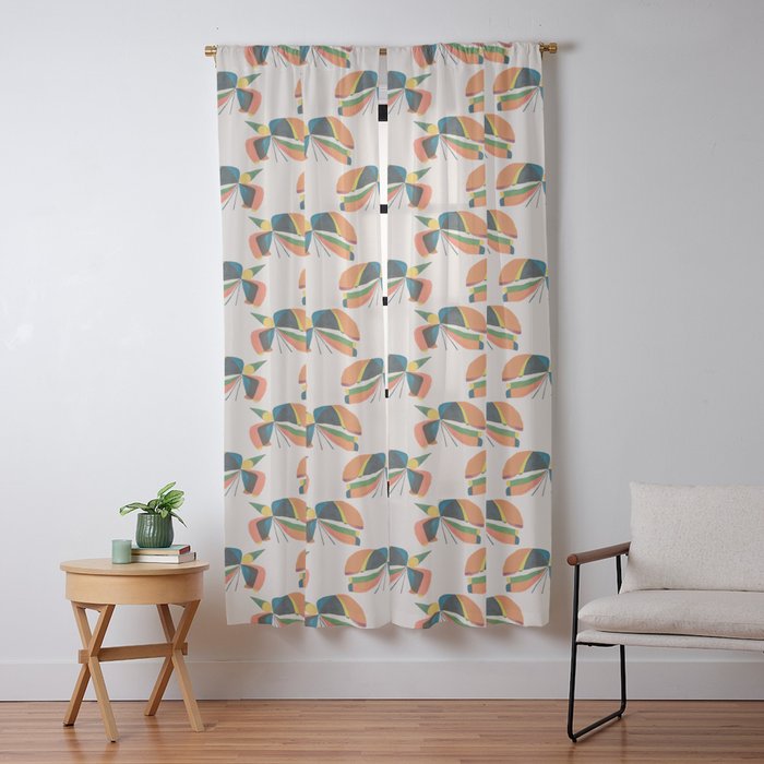 A bird Window Curtain