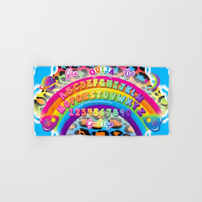 1997 Neon Rainbow Spirit Board Bath Towel