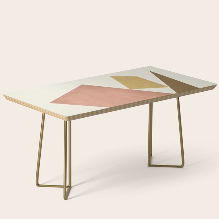 3 Forms Composition - Pink Coffee Table