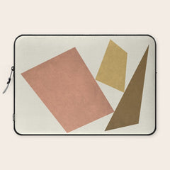 3 Forms Composition - Pink Laptop Sleeve