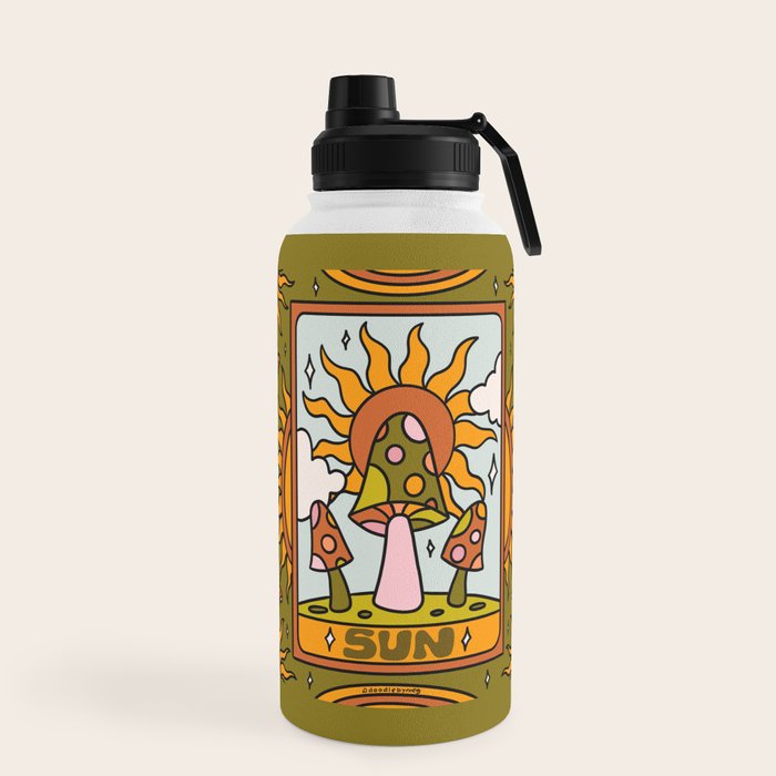 19. Sun Tarot Mushroom Water Bottle