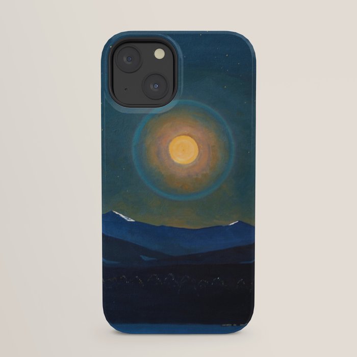 "Moonlight, Winter" by Rockwell Kent (1940) iPhone Case