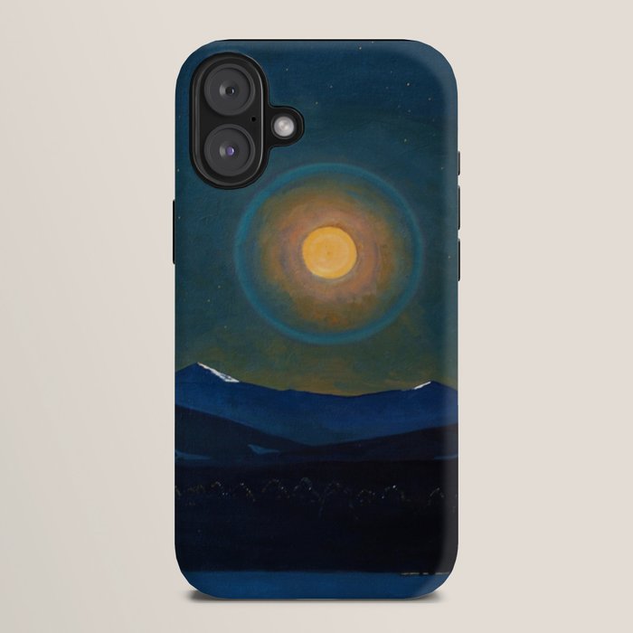 "Moonlight, Winter" by Rockwell Kent (1940) iPhone Case