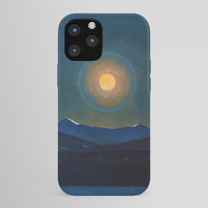 "Moonlight, Winter" by Rockwell Kent (1940) iPhone Case