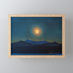 "Moonlight, Winter" by Rockwell Kent (1940) Mini Art Print