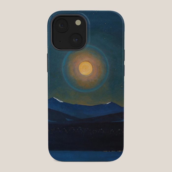 "Moonlight, Winter" by Rockwell Kent (1940) iPhone Case
