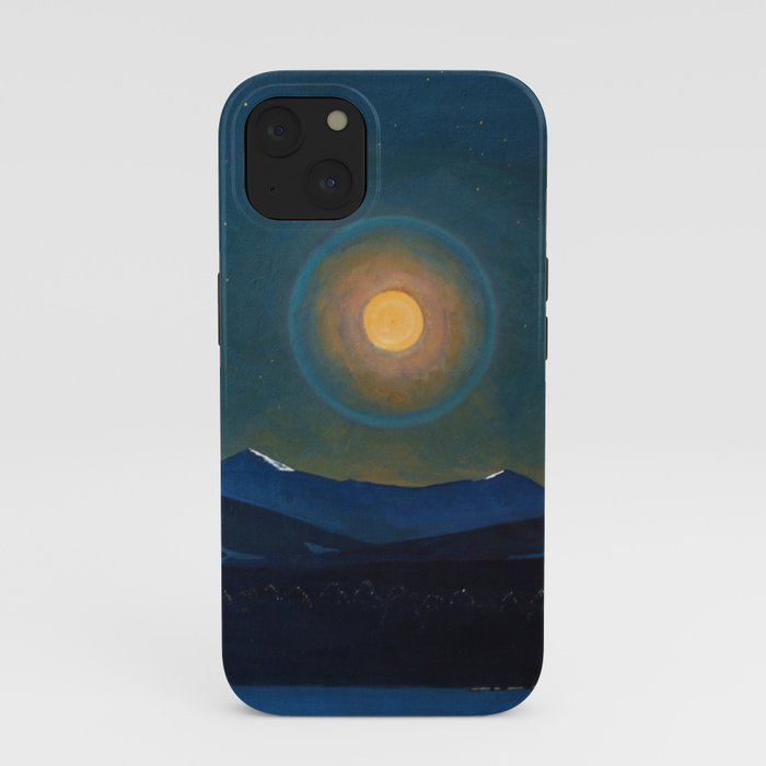"Moonlight, Winter" by Rockwell Kent (1940) iPhone Case