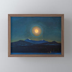 "Moonlight, Winter" by Rockwell Kent (1940) Mini Art Print