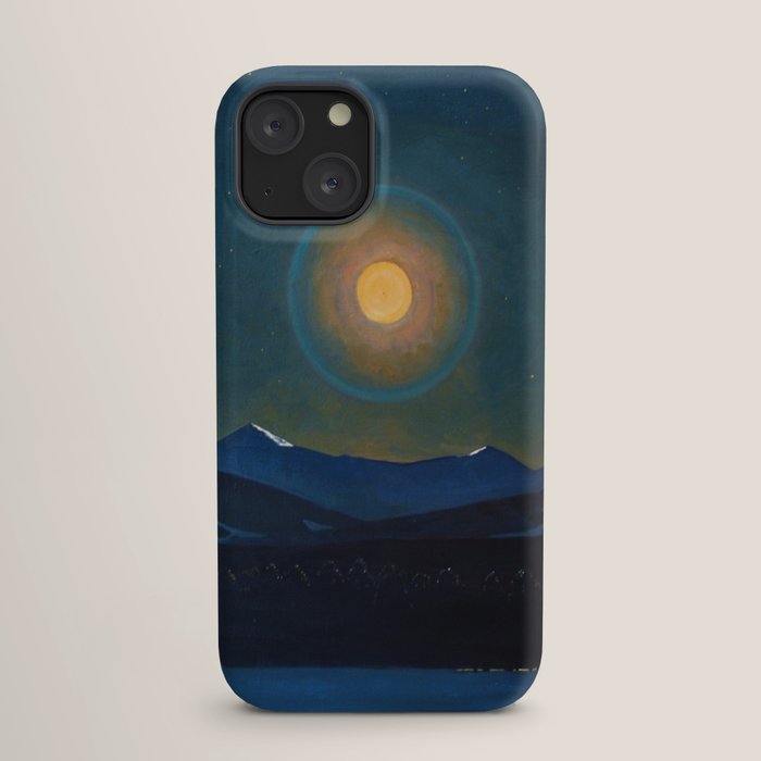 "Moonlight, Winter" by Rockwell Kent (1940) iPhone Case