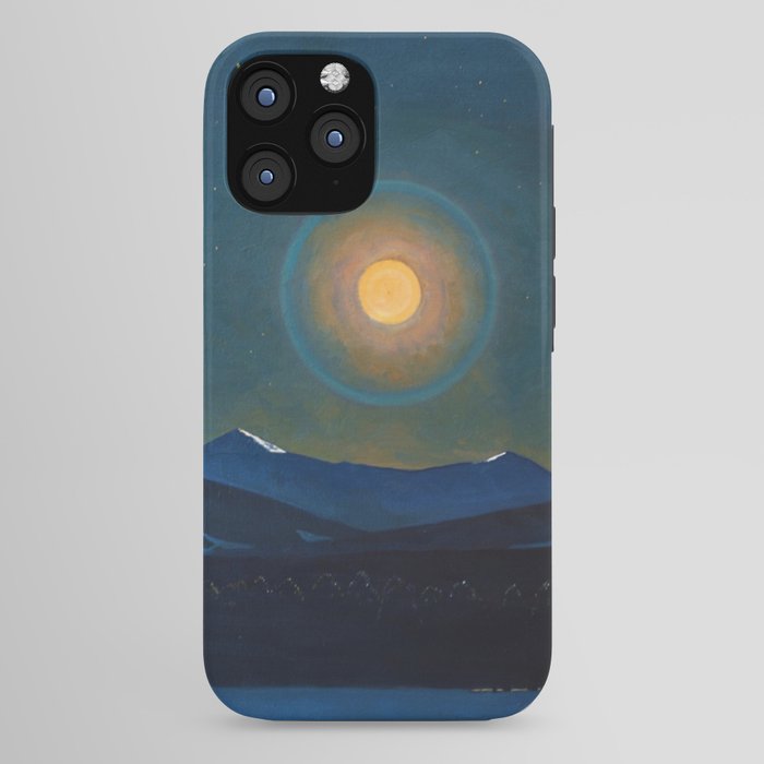 "Moonlight, Winter" by Rockwell Kent (1940) iPhone Case