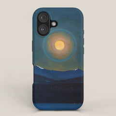 "Moonlight, Winter" by Rockwell Kent (1940) iPhone Case