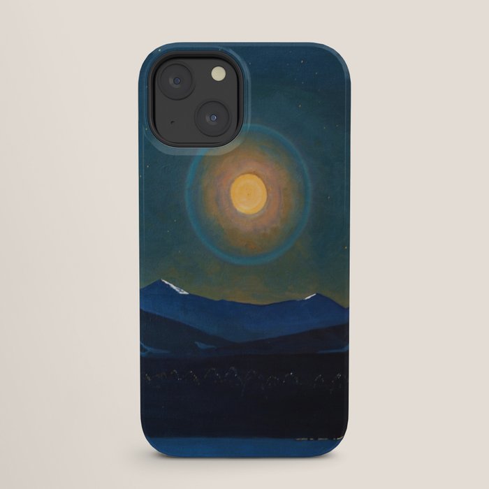 "Moonlight, Winter" by Rockwell Kent (1940) iPhone Case