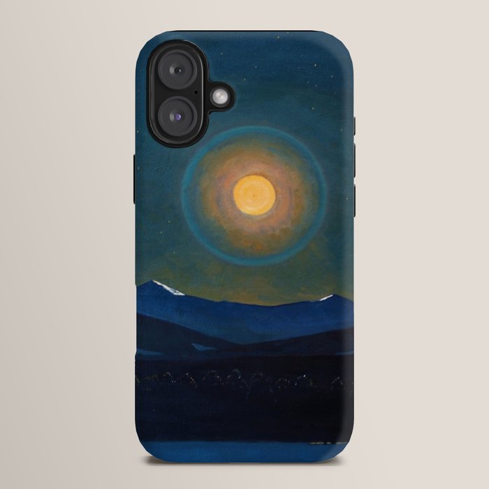 "Moonlight, Winter" by Rockwell Kent (1940) iPhone Case