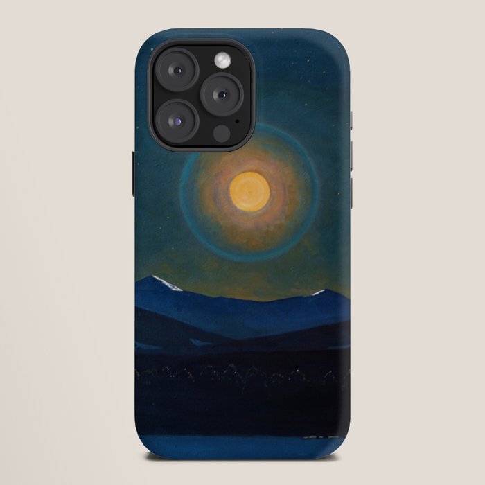 "Moonlight, Winter" by Rockwell Kent (1940) iPhone Case