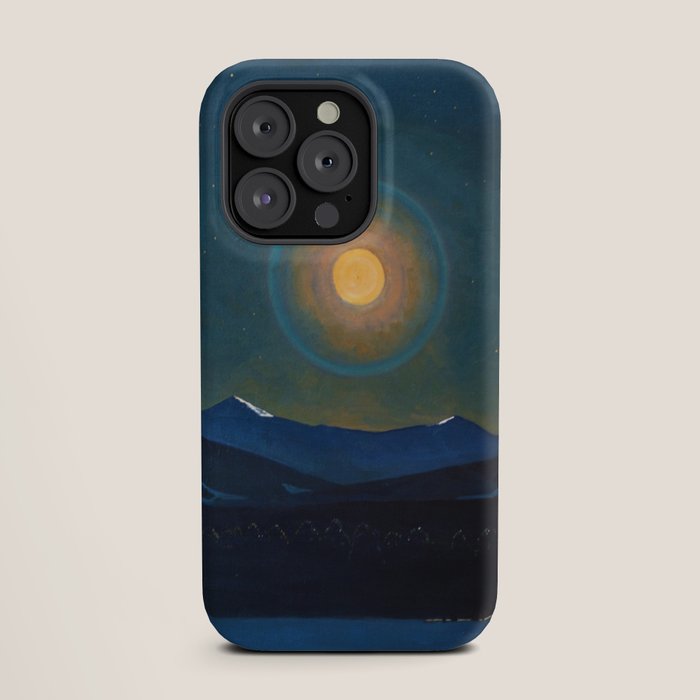 "Moonlight, Winter" by Rockwell Kent (1940) iPhone Case