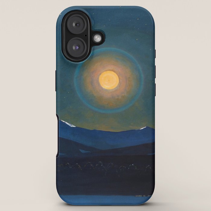 "Moonlight, Winter" by Rockwell Kent (1940) iPhone Case
