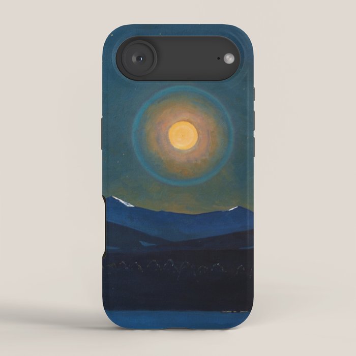"Moonlight, Winter" by Rockwell Kent (1940) iPhone Case