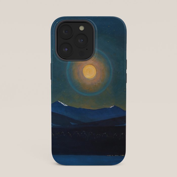 "Moonlight, Winter" by Rockwell Kent (1940) iPhone Case