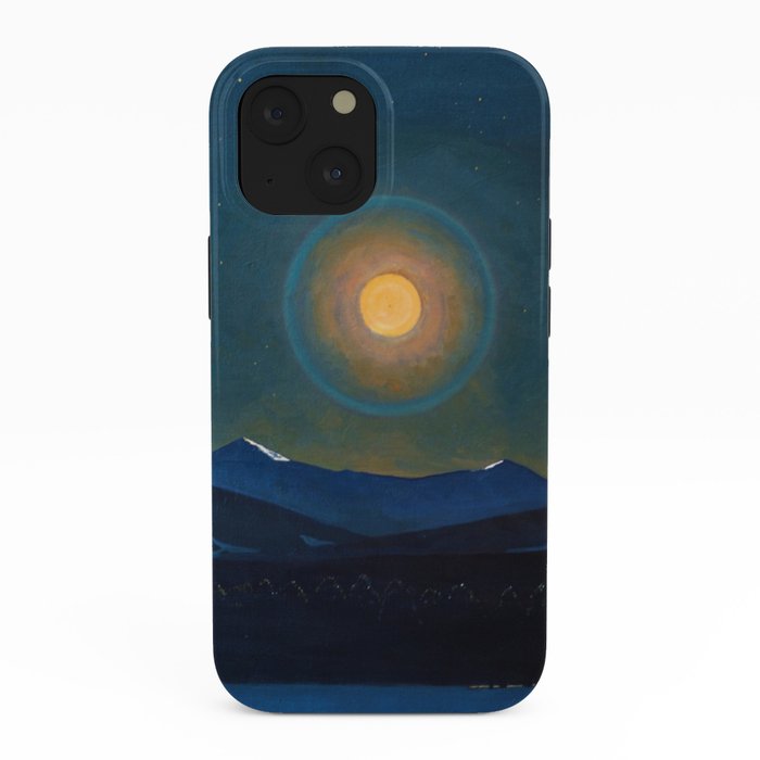 "Moonlight, Winter" by Rockwell Kent (1940) iPhone Case