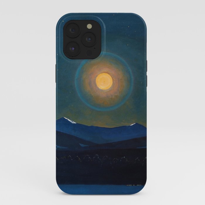 "Moonlight, Winter" by Rockwell Kent (1940) iPhone Case