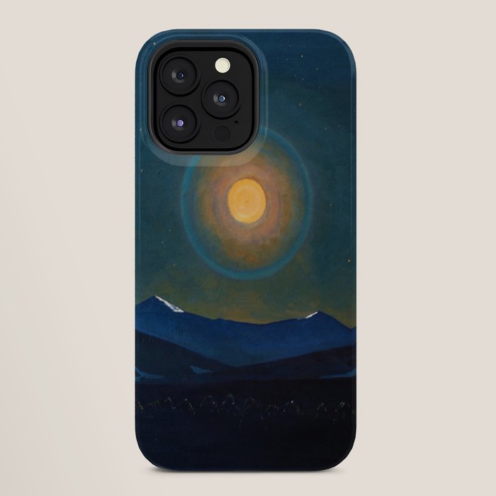 "Moonlight, Winter" by Rockwell Kent (1940) iPhone Case