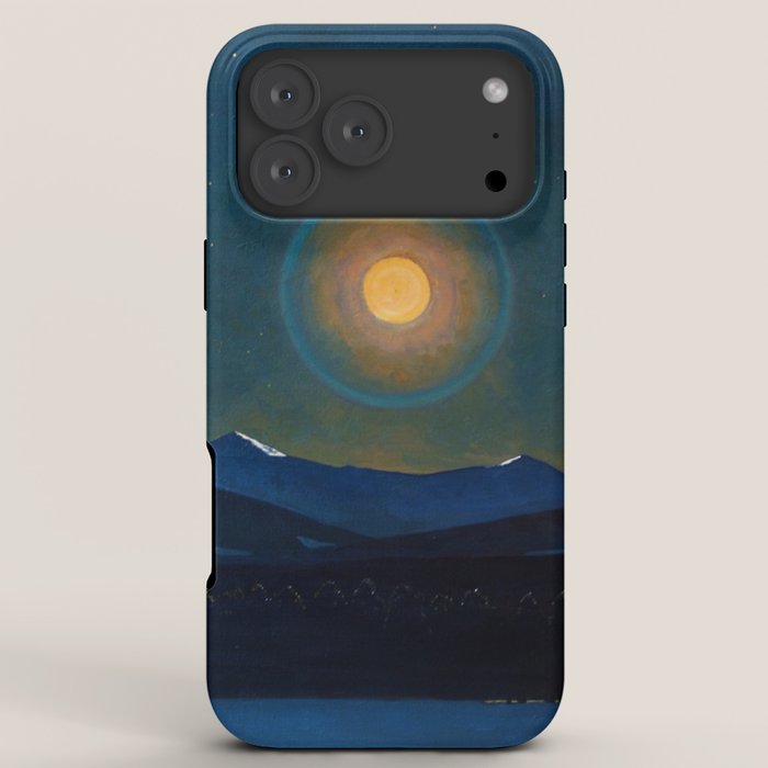 "Moonlight, Winter" by Rockwell Kent (1940) iPhone Case