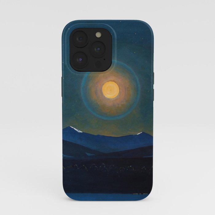 "Moonlight, Winter" by Rockwell Kent (1940) iPhone Case