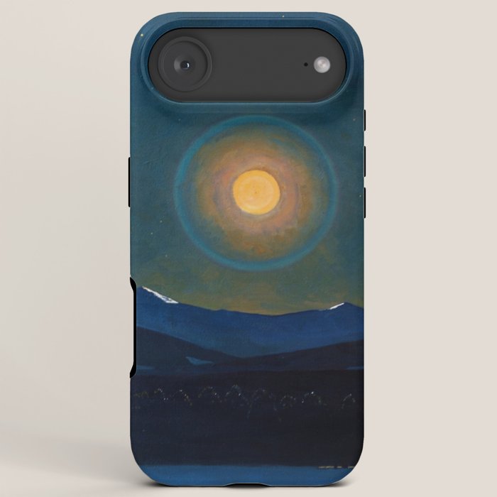 "Moonlight, Winter" by Rockwell Kent (1940) iPhone Case