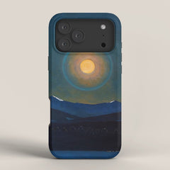 "Moonlight, Winter" by Rockwell Kent (1940) iPhone Case