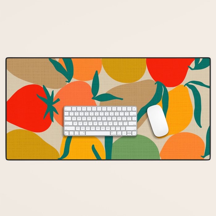 2025 RETRO FRUIT MARKET CALENDAR Desk Mat