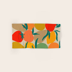 2025 RETRO FRUIT MARKET CALENDAR Bath Towel