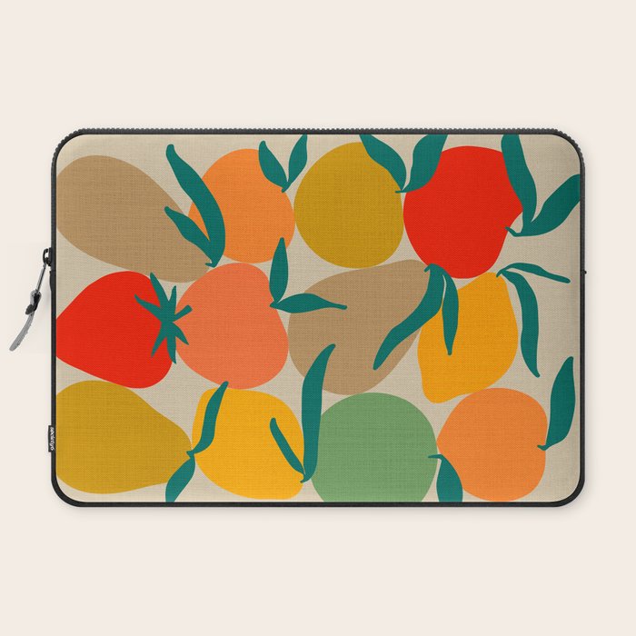2025 RETRO FRUIT MARKET CALENDAR Laptop Sleeve