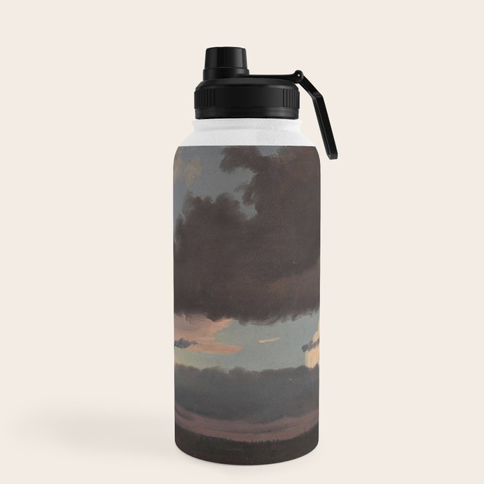 "Cloud Study" by Knud Baade, 1839 Water Bottle