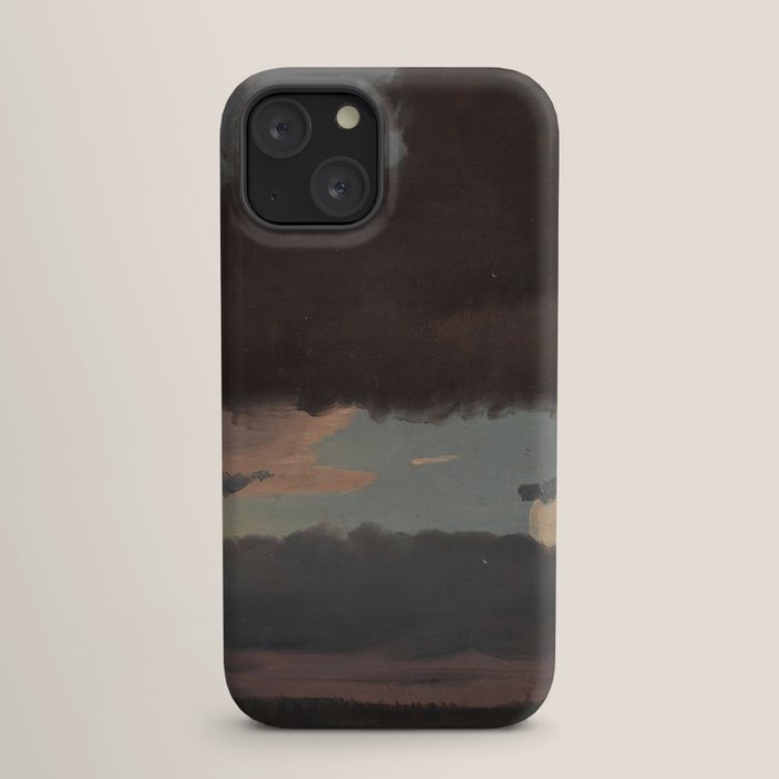 "Cloud Study" by Knud Baade, 1839 iPhone Case