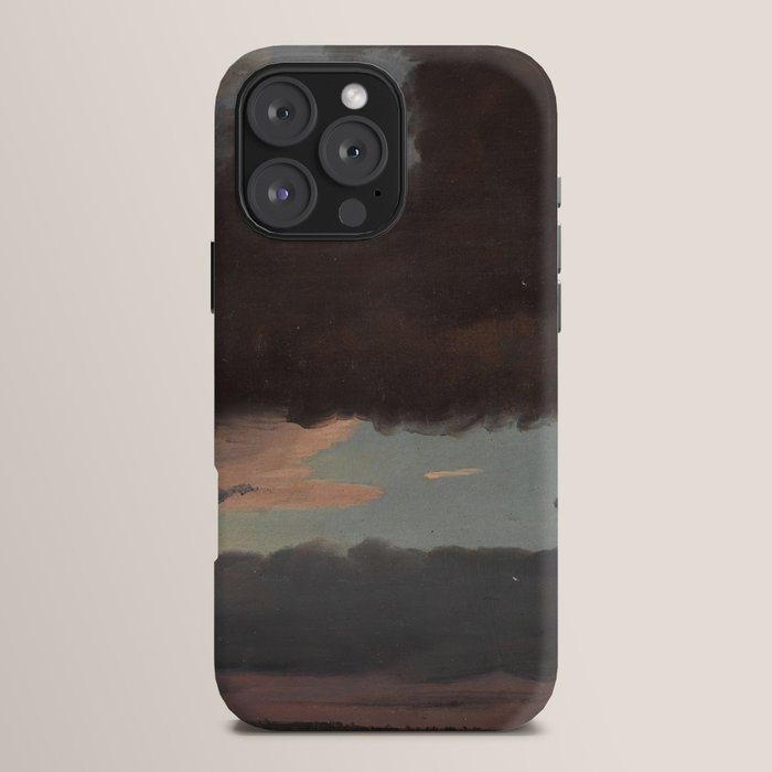 "Cloud Study" by Knud Baade, 1839 iPhone Case