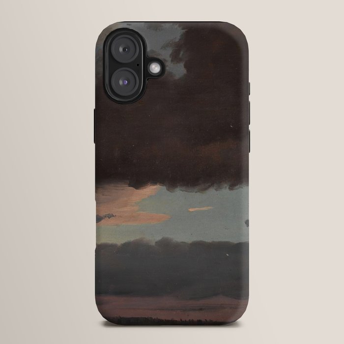 "Cloud Study" by Knud Baade, 1839 iPhone Case