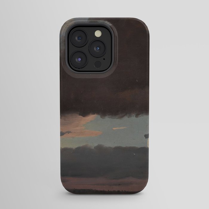 "Cloud Study" by Knud Baade, 1839 iPhone Case