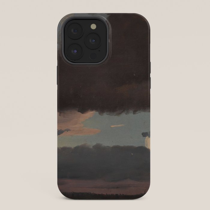 "Cloud Study" by Knud Baade, 1839 iPhone Case