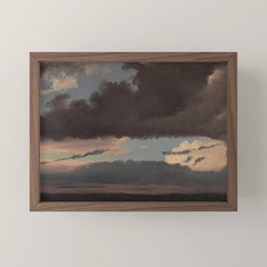 "Cloud Study" by Knud Baade, 1839 Mini Art Print