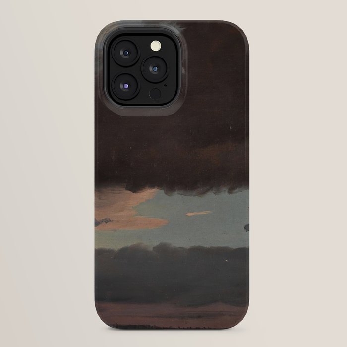 "Cloud Study" by Knud Baade, 1839 iPhone Case
