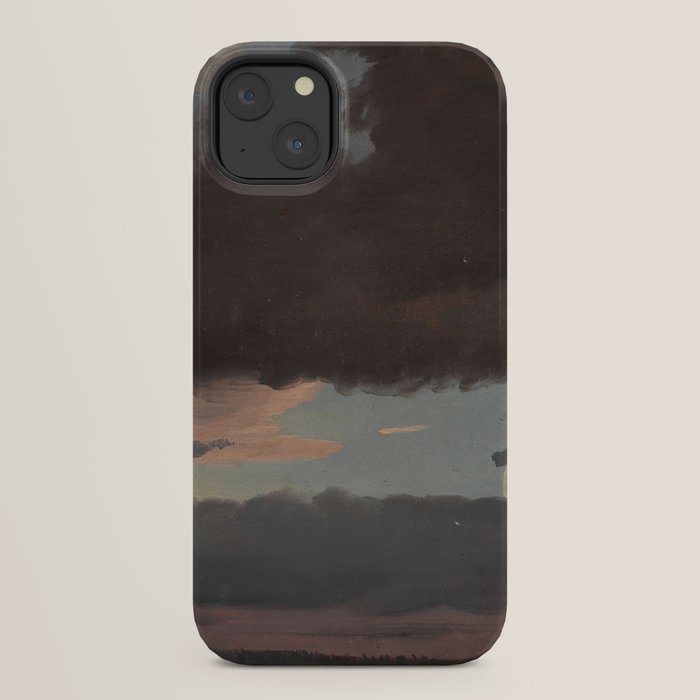 "Cloud Study" by Knud Baade, 1839 iPhone Case
