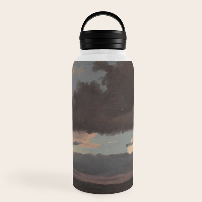"Cloud Study" by Knud Baade, 1839 Water Bottle