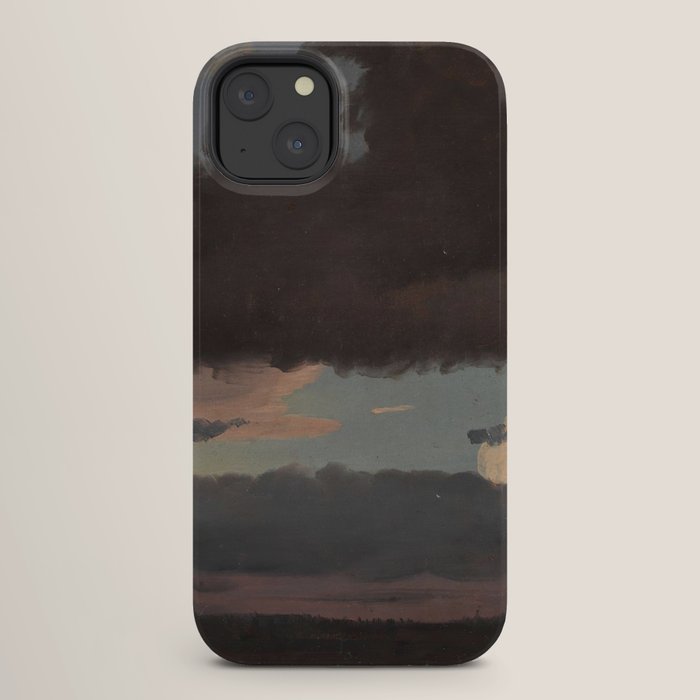"Cloud Study" by Knud Baade, 1839 iPhone Case