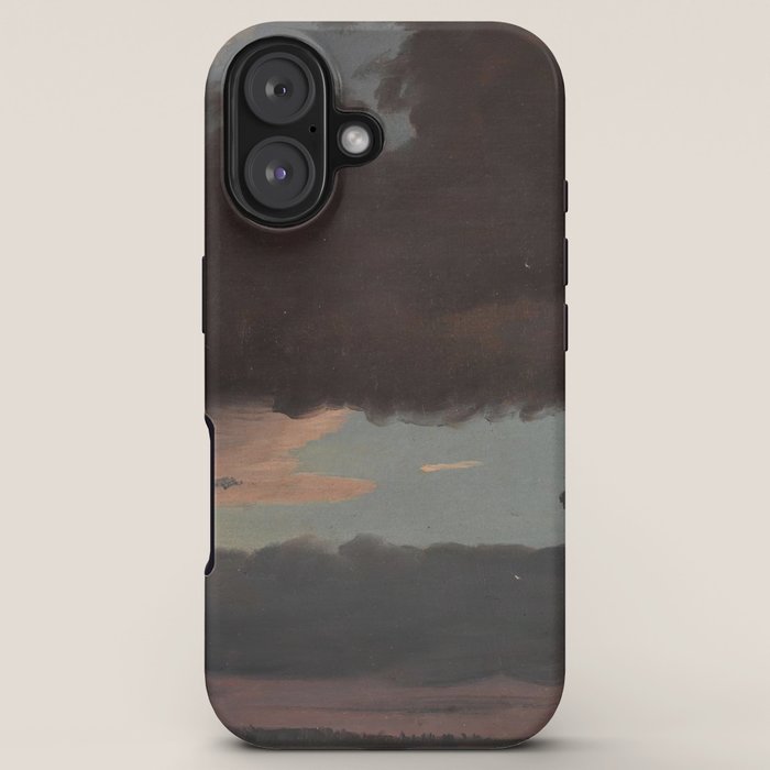 "Cloud Study" by Knud Baade, 1839 iPhone Case