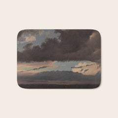 "Cloud Study" by Knud Baade, 1839 Bath Mat