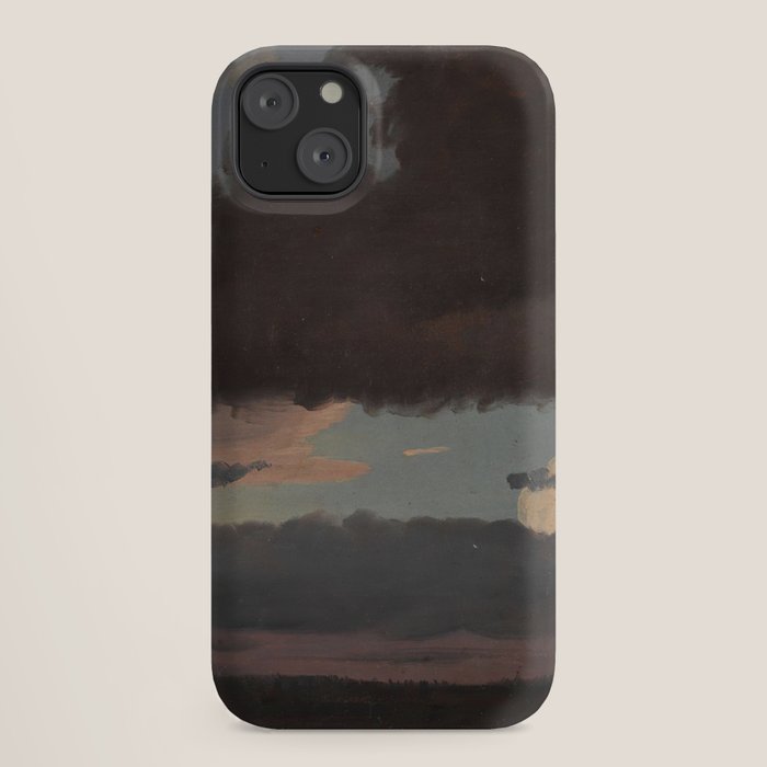 "Cloud Study" by Knud Baade, 1839 iPhone Case