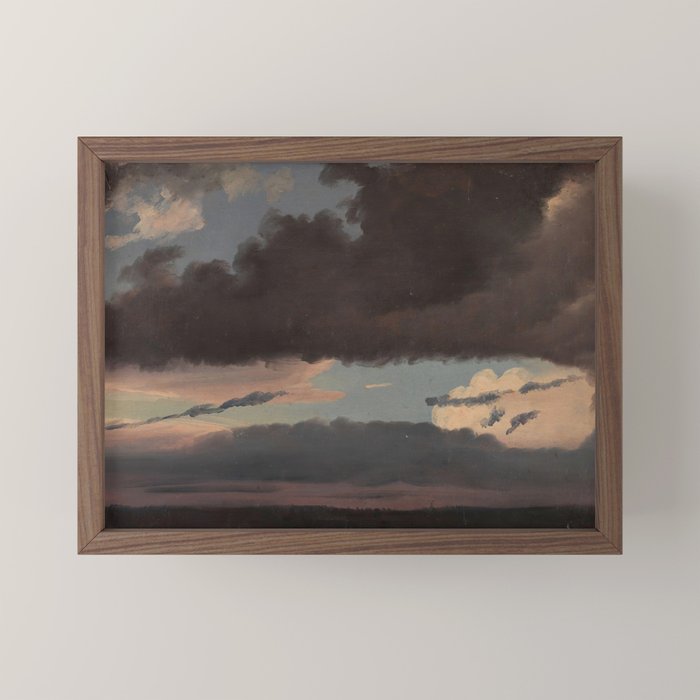 "Cloud Study" by Knud Baade, 1839 Mini Art Print