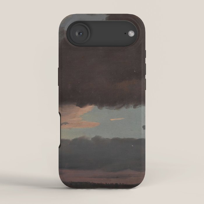 "Cloud Study" by Knud Baade, 1839 iPhone Case